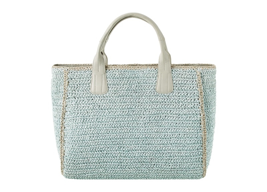 SEABREEZE SHOPPER RAFFIABAST LIGHT BLUE